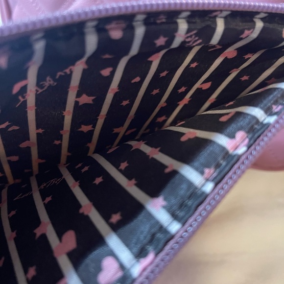 Betsey Johnson mauve with gold colored hardware, NWT - Picture 4 of 15